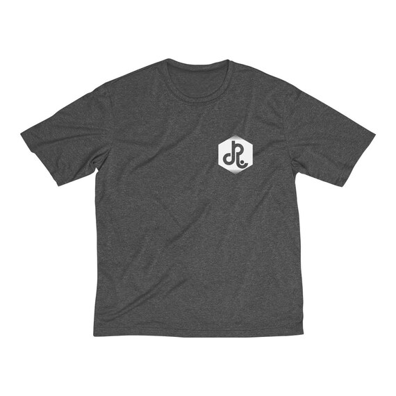 DDIIRO Men's Heather Dri-Fit Tee