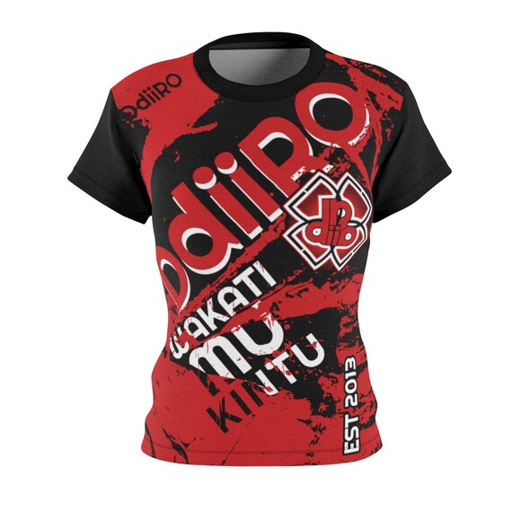 DDIIRO Women's AOP Cut & Sew Tee