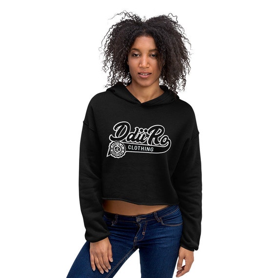 DDIIRO Crop Hoodie