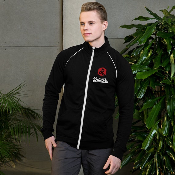 DDIIRO Piped Fleece Jacket