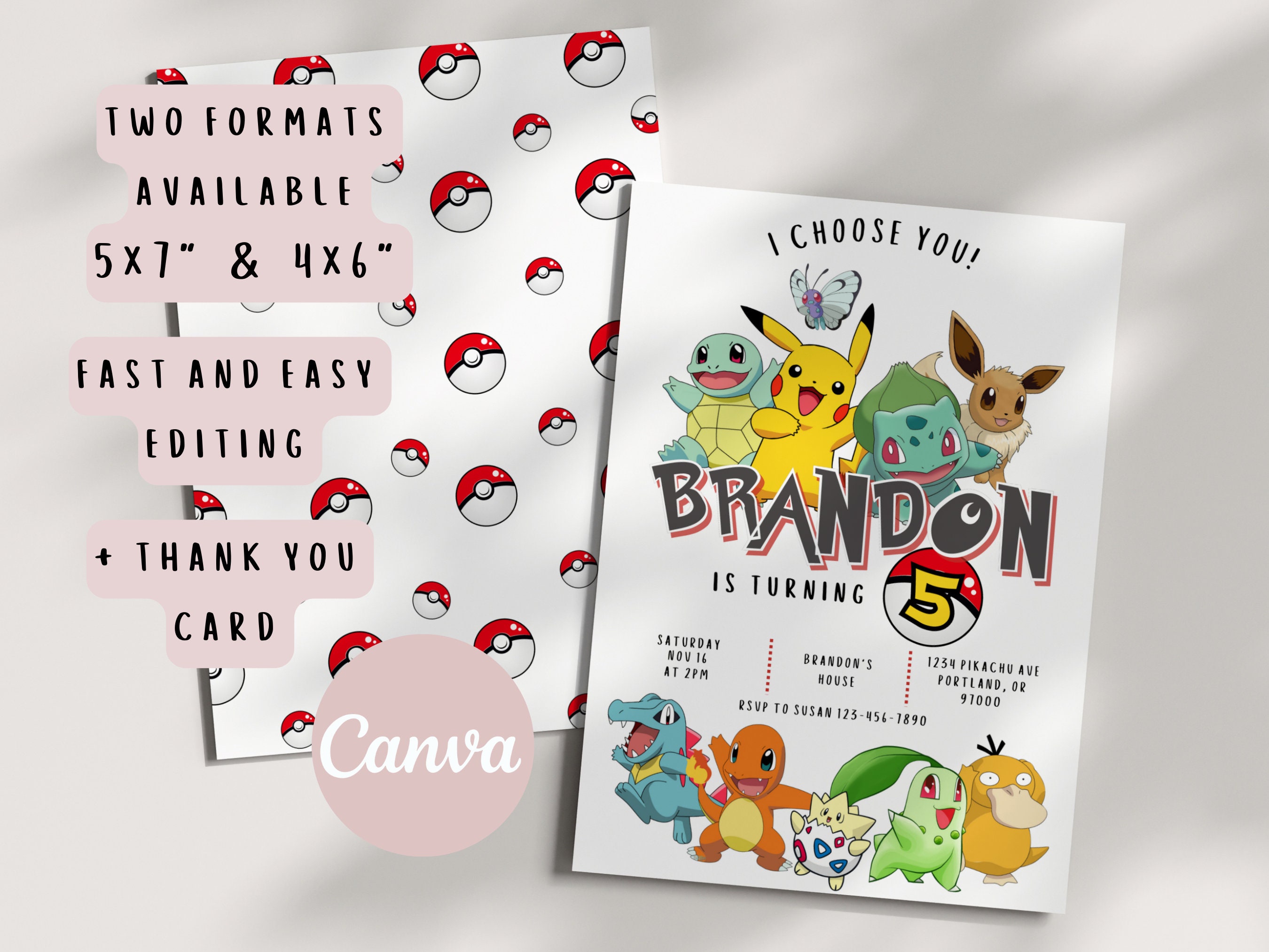 Pokemon XY stickers muraux 25 pièces