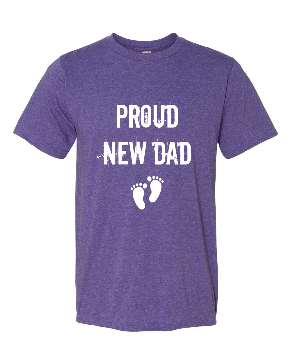 Proud New Daddaddy to Be Baby Footprint Tshirt Papa to Be | Etsy