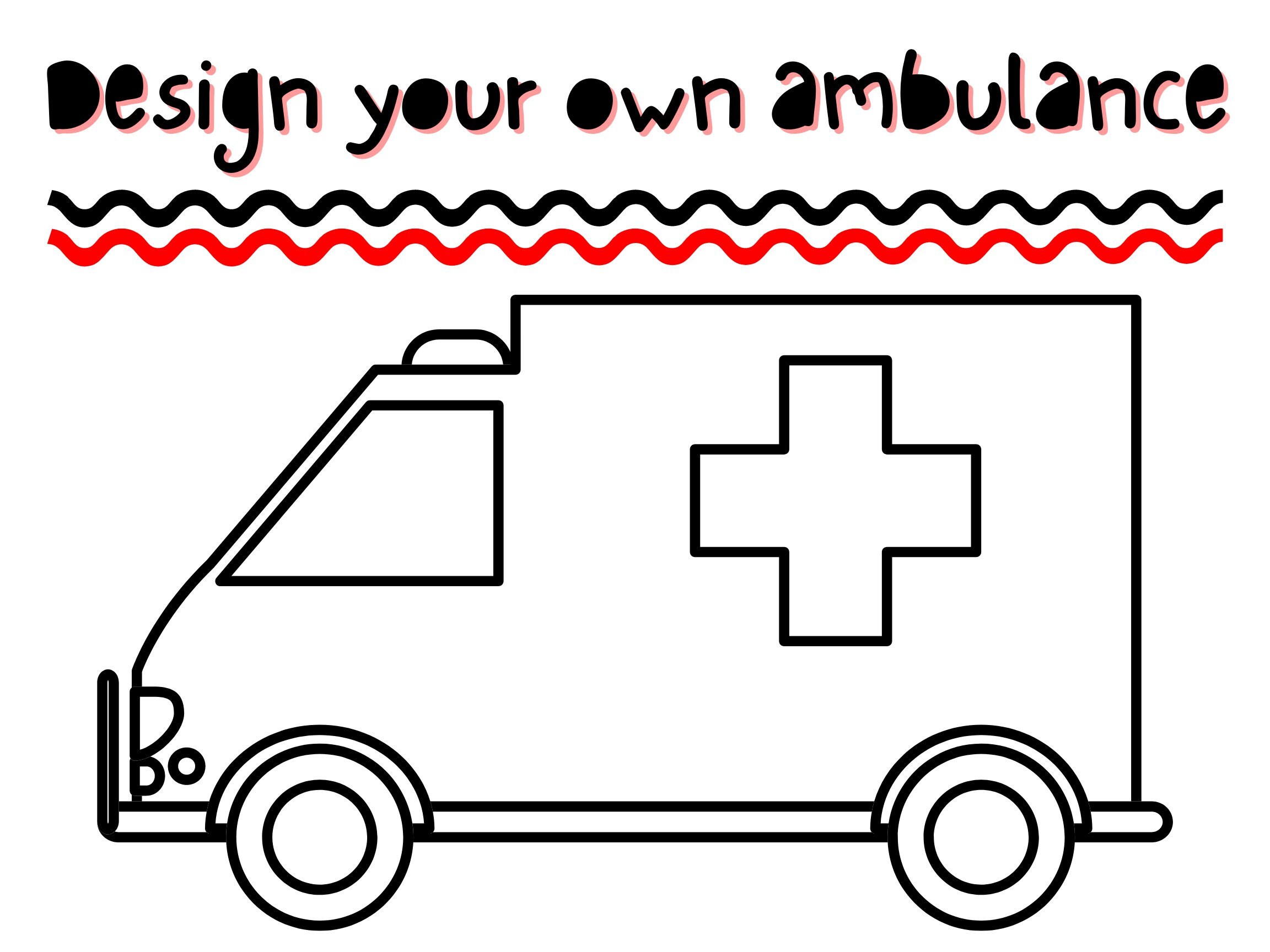 Rescue Vehicle Printable Playdough Mats Perfect for Etsy