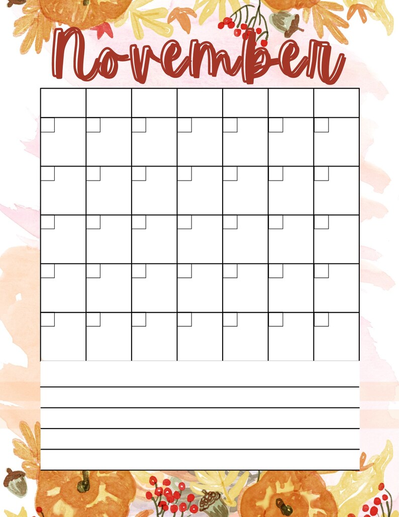 READY-TO-USE Thanksgiving Printable Planner Set image 4