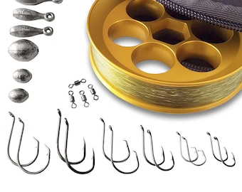 aluminum yoyo fishing reel Yo Yo Automatic Flat Metal reel 9 feet of 60 pound braided nylon Strong stainless steel spring Perfect for automatic fishing reel How To Use A Yo-Yo