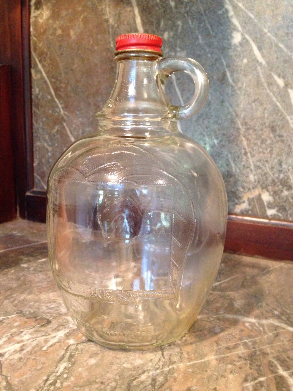 Vintage Quart Apple Shaped Cider Jug White House Apple Etsy