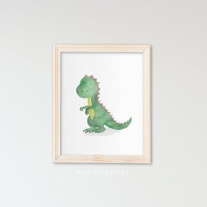 Dinosaur Print Boys Nursery Decor Cute Dinosaur Prints - Etsy UK