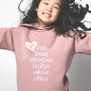 I AM Affirmations SVG, SVG motivazionale positivo, Cricut Silhouette, Affermazioni per il successo, Download digitale, Affermazioni quotidiane per bambini