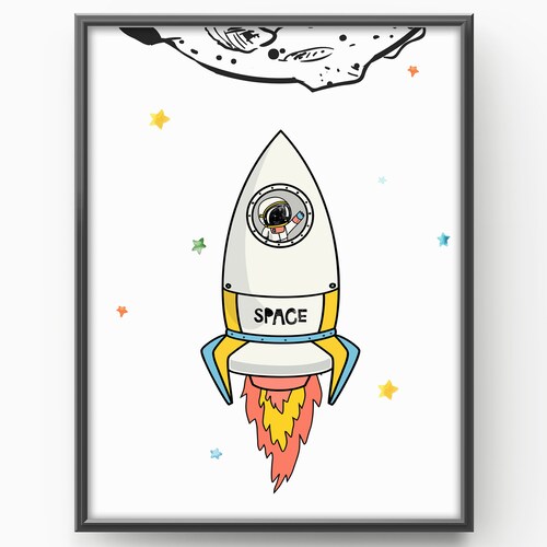 Space Art Prints Space Printable Art Universe Wall Art Etsy
