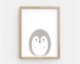Hedgehog print - Printable hedgehog art - Gender neutral nursery - Neutral nursery decor - Hand drawn animals - Animal prints - Nursery art