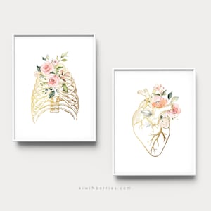 Medical Student Gift, Nurse gift, Printable medical art, Medicine Poster, Doctor Office Decor, Anatomy Art Set, Nurse Office Decor