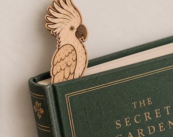 Wooden Bird Bookmarks Laser Cut Files | 8 Animal Designs for Makers & Gift Shops