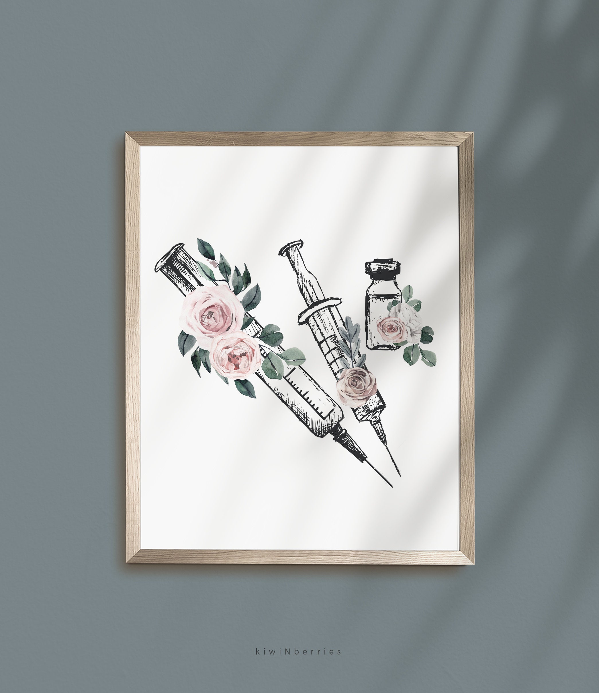 Syringe Print, Dental Office Decor, Botox Application Wall Art ..., حجم الصورة 2090x2416