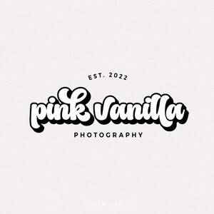 Logotipo de fonte retrô, design de logotipo pré-fabricado, logotipo de fonte de bolha, logotipo de tipografia, design de logotipo de declaração, design de logotipo do Blogger, marca de logotipo, tipografia de tipo