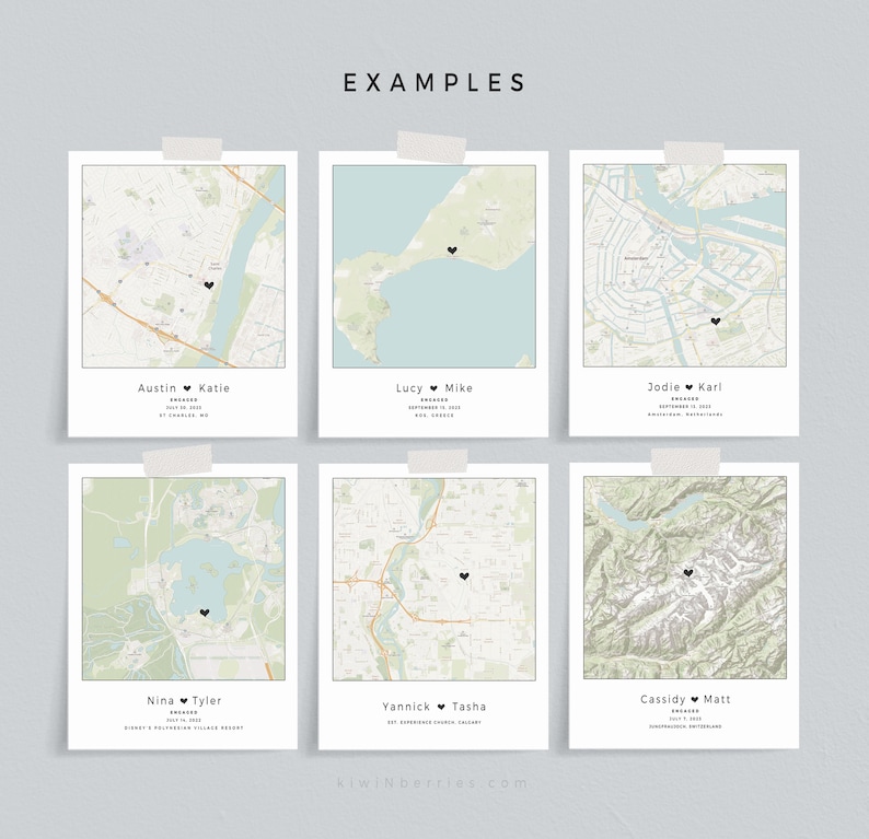 Custom Map Print, Engagement Gift, Custom City Map,Personalized Map,Couples Keepsake Gift, Travel Map,Anniversary Gift DIY, DIGITAL DOWNLOAD image 3