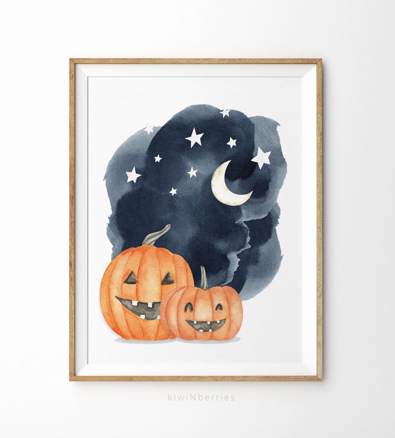 Halloween art prints Halloween printable Halloween prints image 4