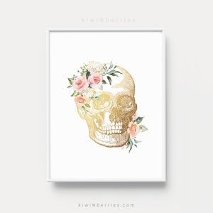 Skull print, Medical Student Gift, Nurse gift, Printable medical art, Medicine Poster, Doctor Office Decor, Anatomy Art, Nurse Office Decor