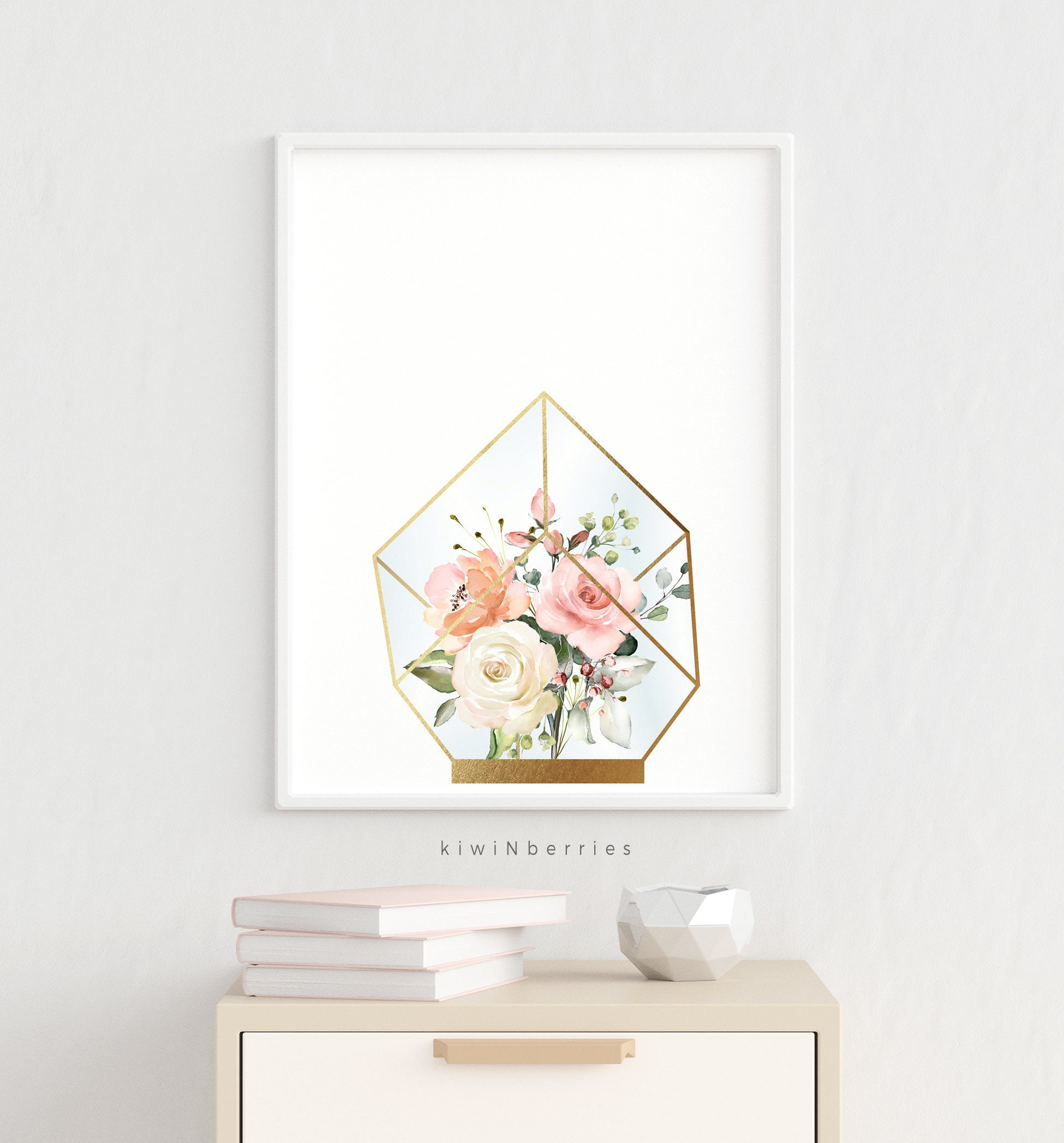 Terrarium Prints Printable Botanical Wall Art Housewarming | Etsy