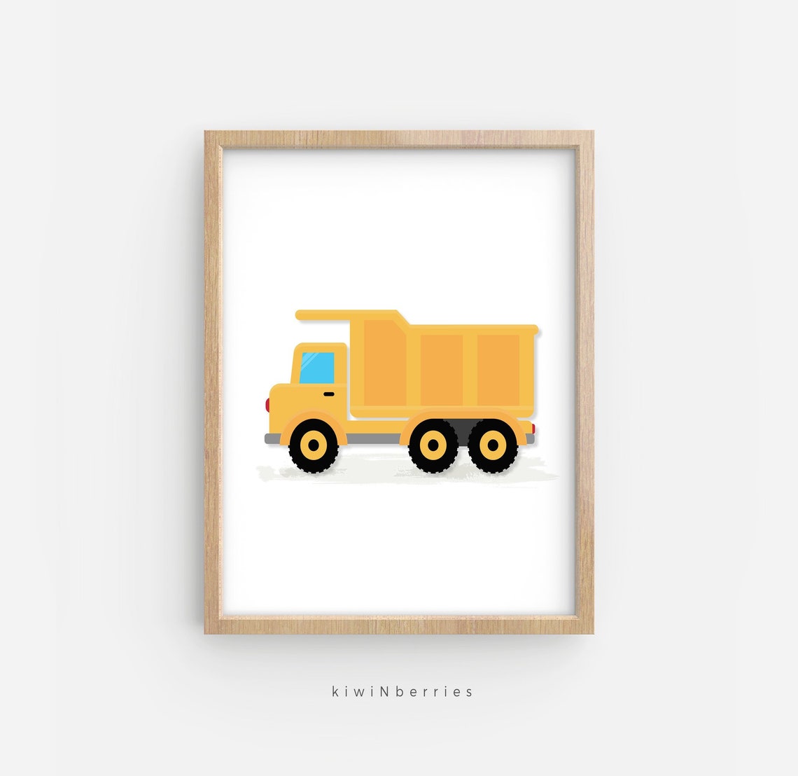 Truck printable Transportation prints Baby boy room decor | Etsy