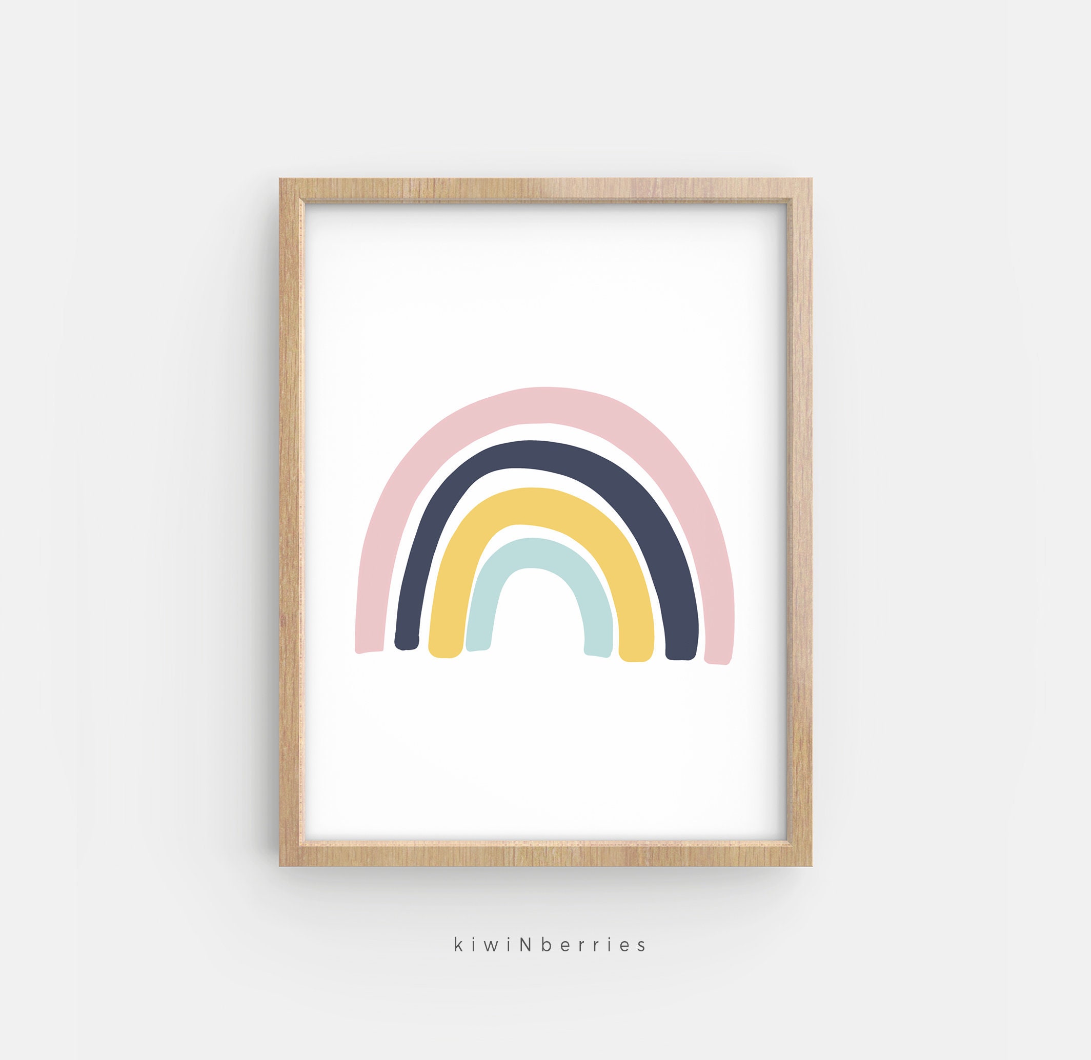Nursery Print Rainbow Rainbow Nursery Wall Art Rainbow Etsy
