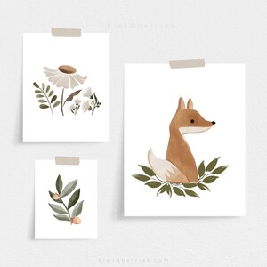 Boho Nursery prints, Earth Neutral Wall art, Printable Nursery Art,Forest Woodland,Boho Kids Room Decor,Organic Wall art,Set of 3 printables