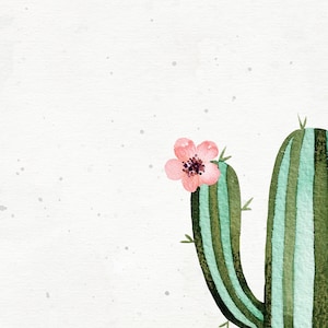 Cactus Print Printable Cactus Art Botanical Prints Cactus Poster ...