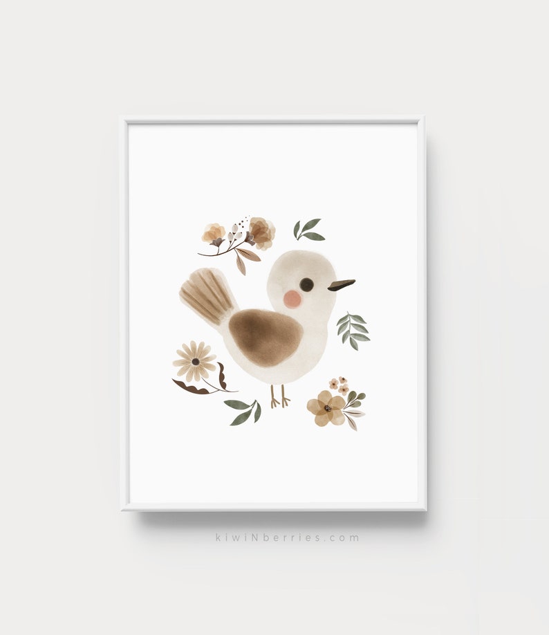Forest Nursery Wall Art Neutral Nursery Art Prints Printable Etsy
