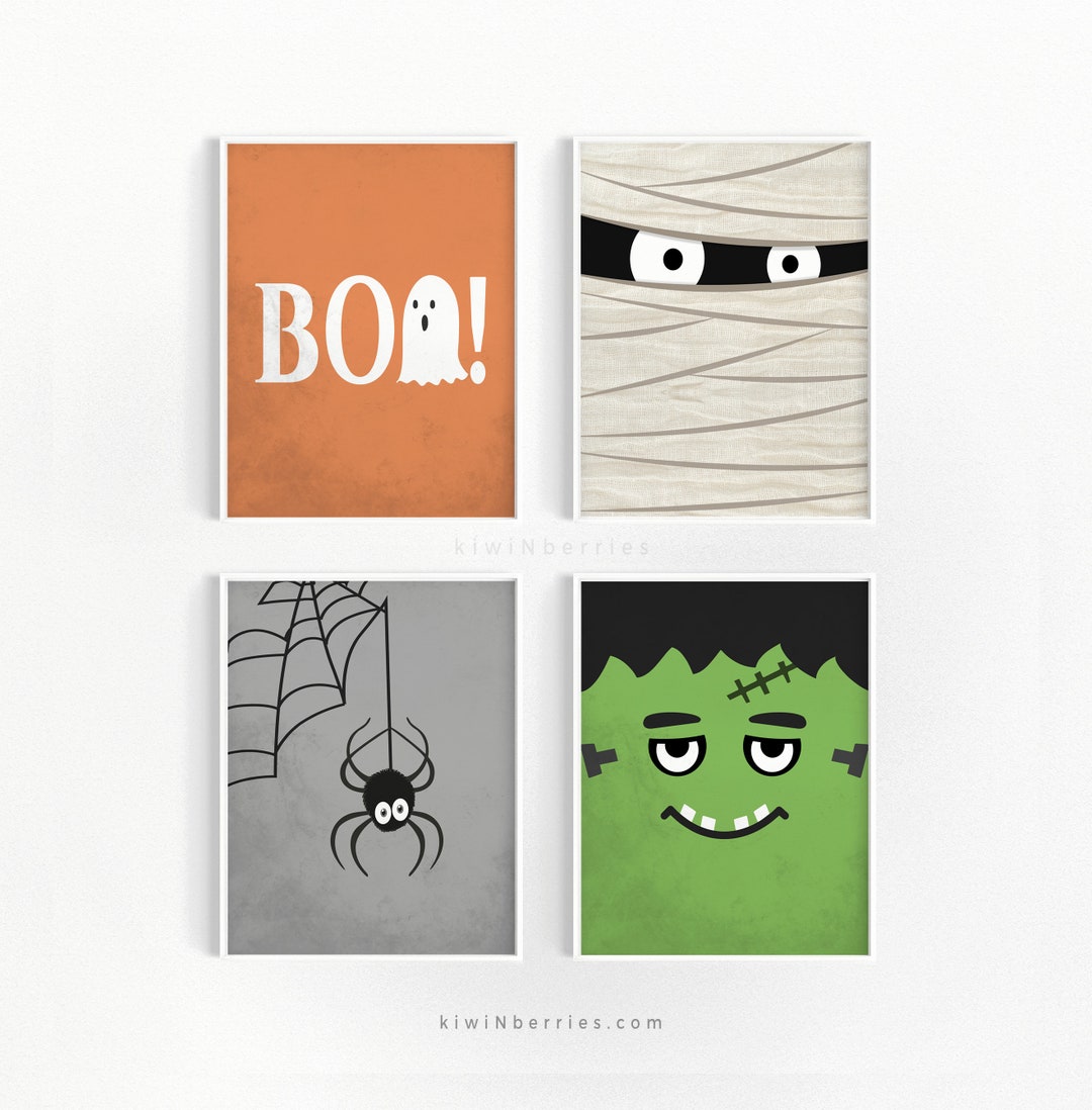 Halloween Decor, Halloween Printable Art, Halloween for Kids, Halloween ...
