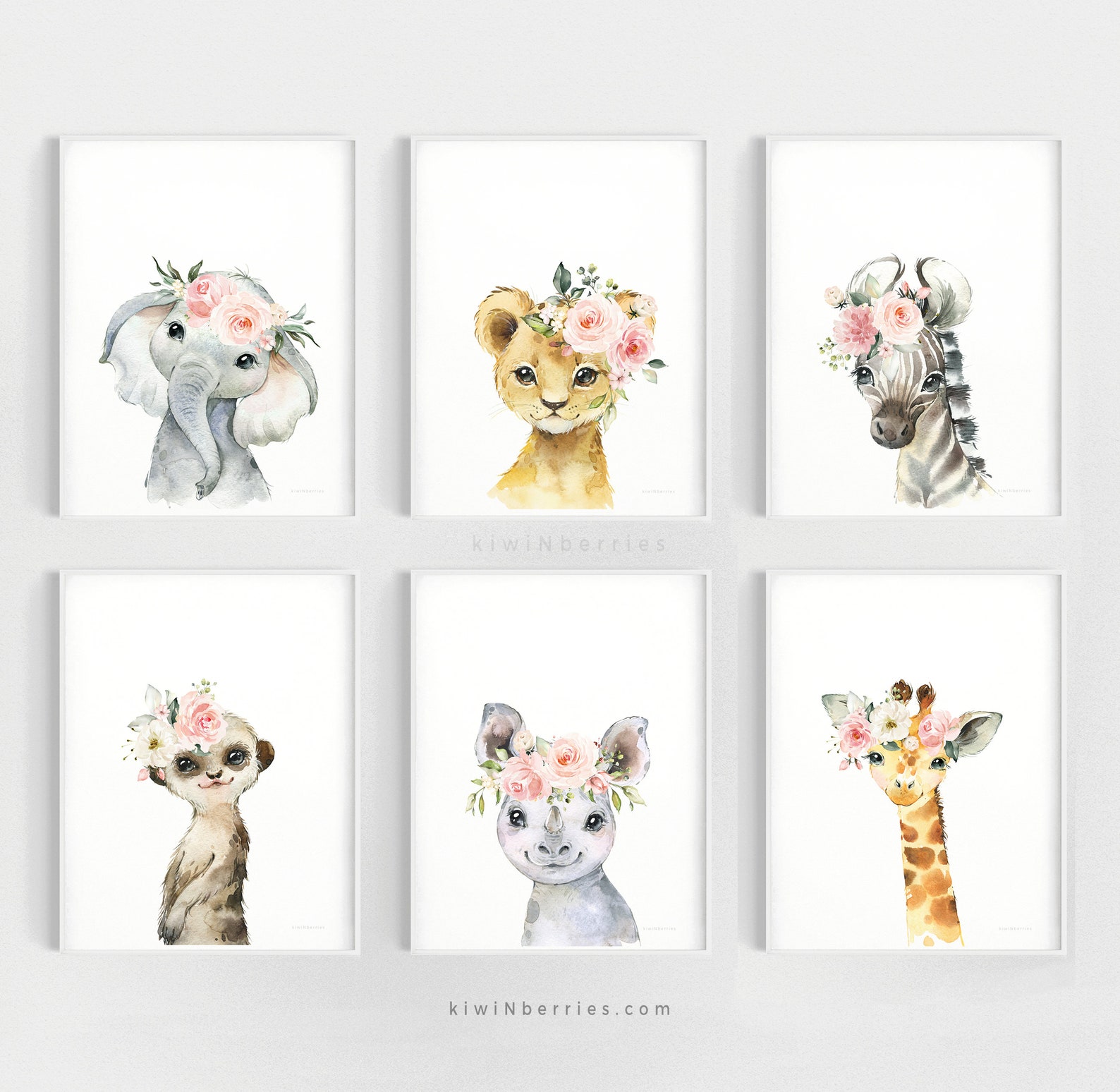 Girls Printable Art, Nursery Decor, Nursery Wall Art, Baby Girl Nursery ...