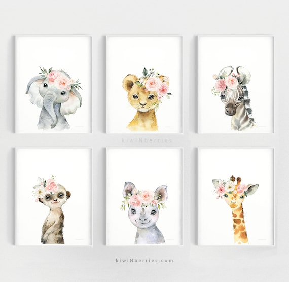 baby girl nursery art