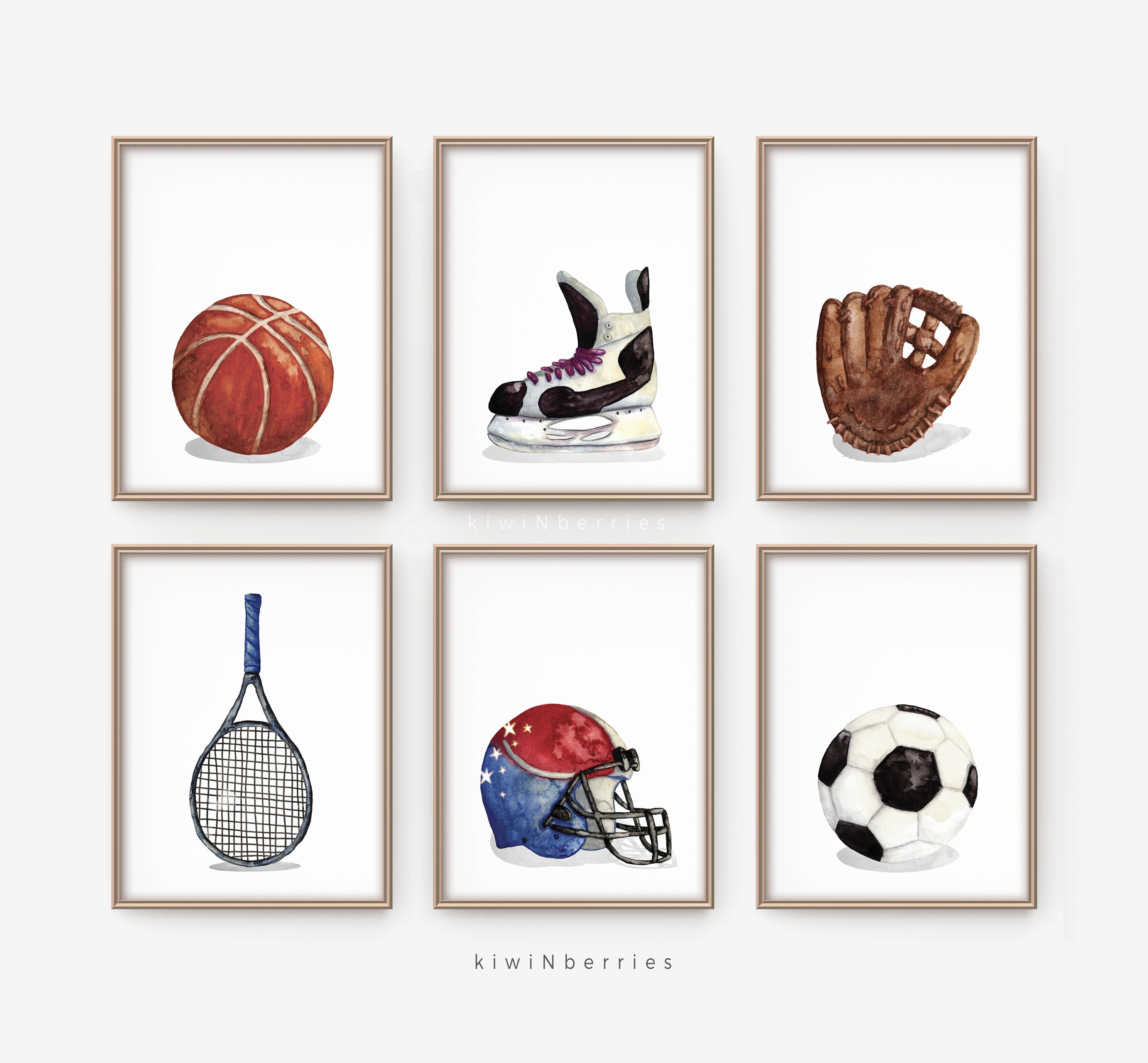 Baseball Glove Printable Baseball Wall Art Sport Prints - Etsy
