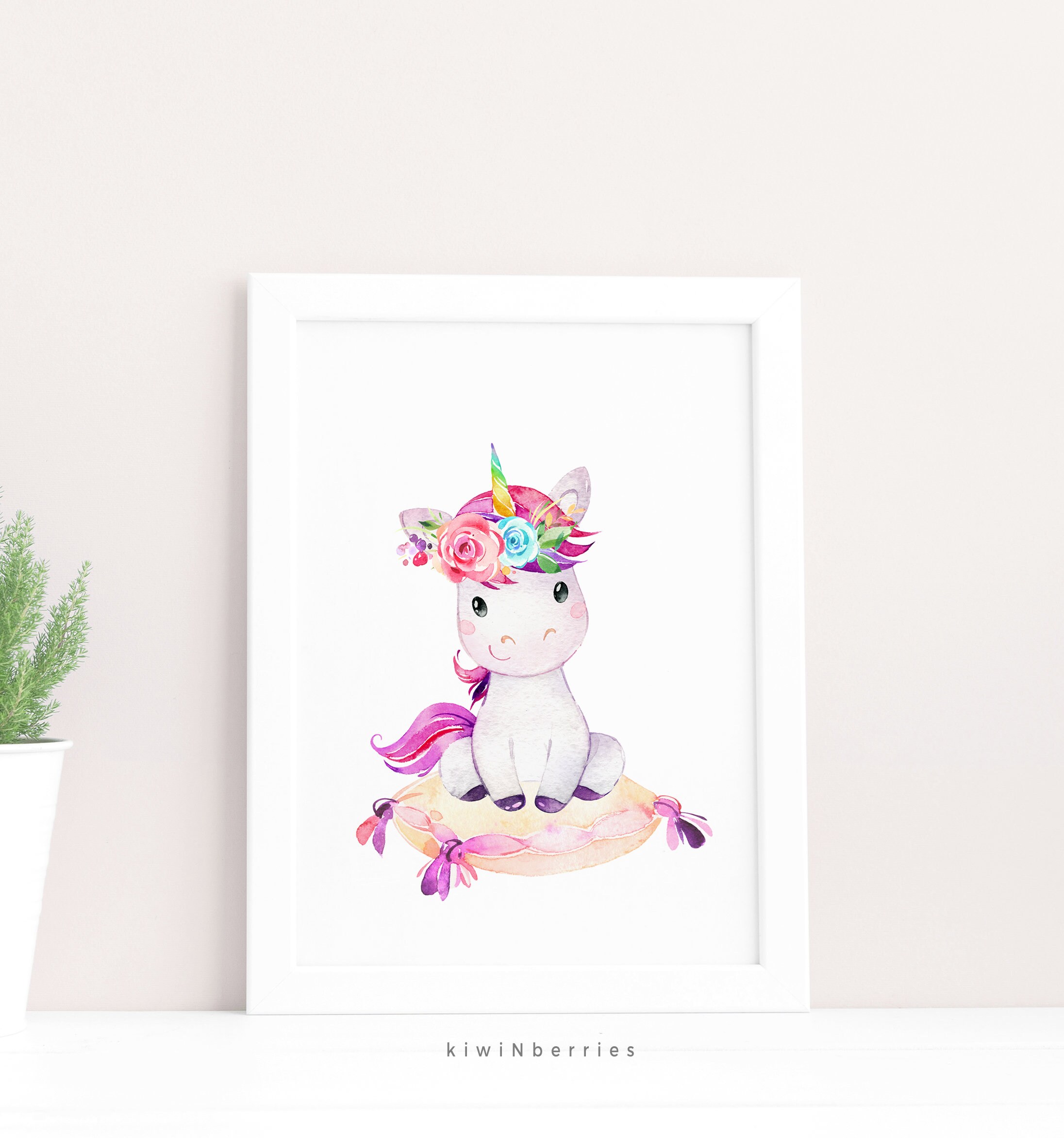 Unicorn Printable Art Unicorn Print Girl Room Decor Girl - Etsy