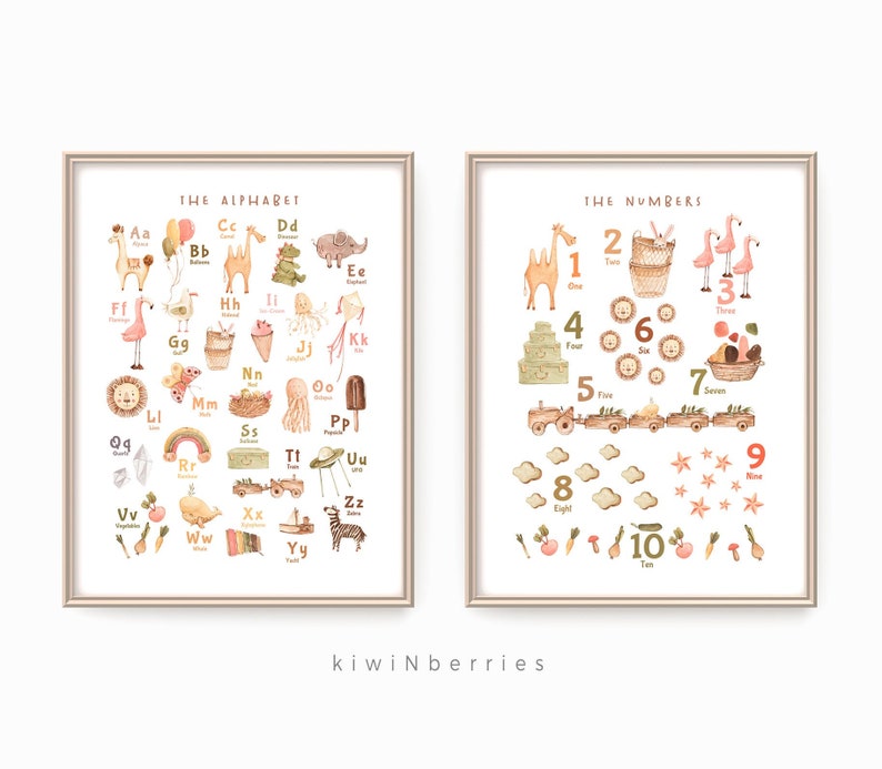 Homeschool Printables Educational Prints Playroom Home - Etsy