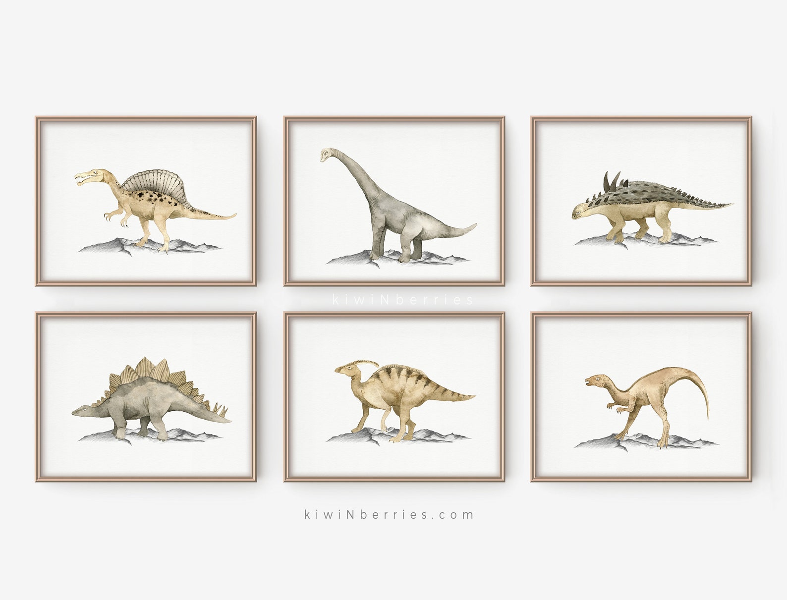 Carnivore Dinosaurs Print, Dinosaurs Names Art Print, Boys Room Decor ...