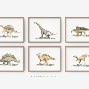 Carnivore Dinosaurs Print, Dinosaurs Names Art Print, Boys Room Decor ...