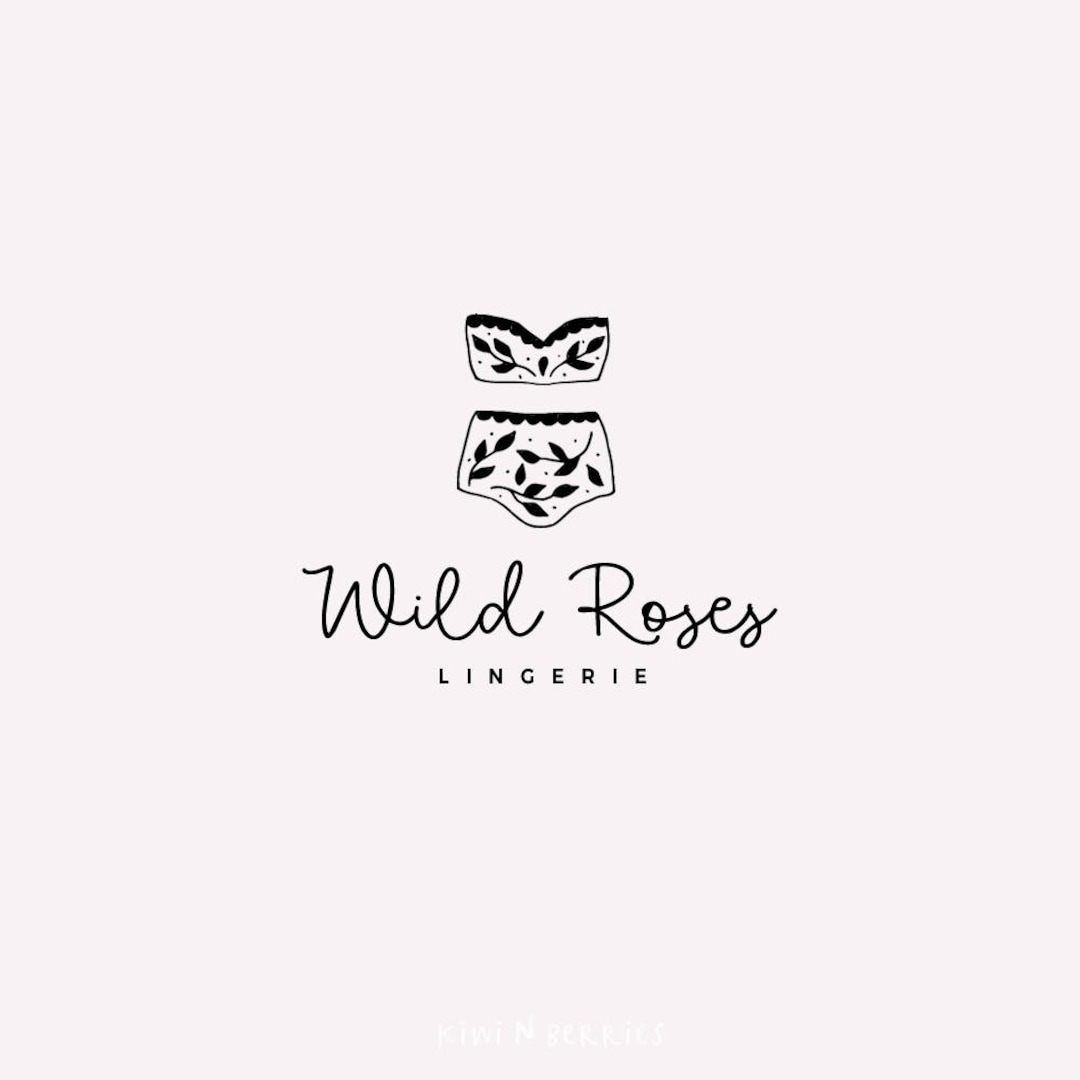 Bikini Logo Design Swimwear Shop Logo Lingerie Shop - Etsy