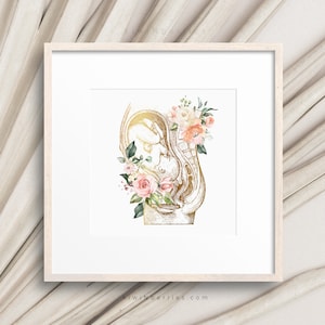 Impresión de feto en el útero, Póster de anatomía de flores, Arte del embarazo, Regalo de graduación de obstetra, Impresión del consultorio médico, Arte del ginecólogo, Impresión de embriones