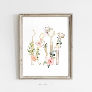 Zahnarzt Werkzeug Druck, Zahnarzt Büro Wandkunst, Zahnarzt Geschenk, Dental Hygienist Geschenke, ZahnarztHelfer, Zahnarzt Büro Dekor, Den dentale Wandkunst