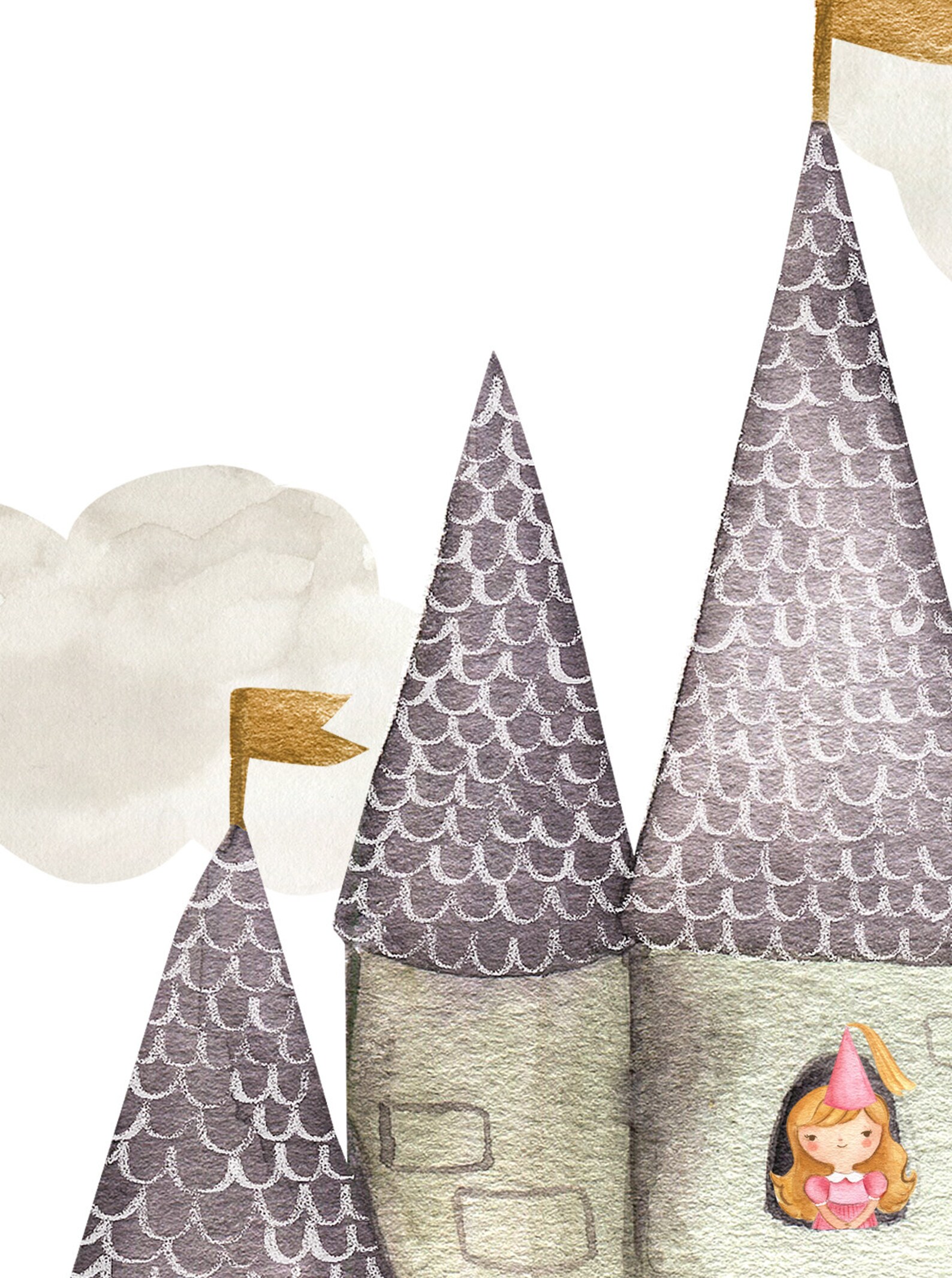 Boys Room Decor Baby Boy Nursery Wall Art Castle Print | Etsy