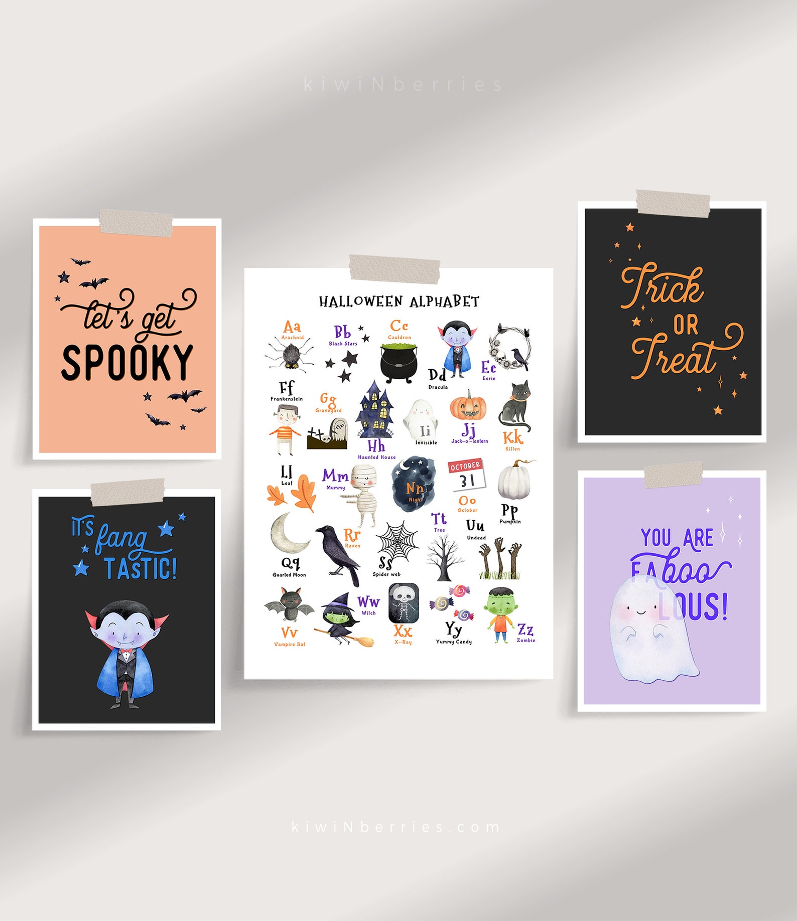 Halloween decorations Homeschool Halloween prints Printable | Etsy