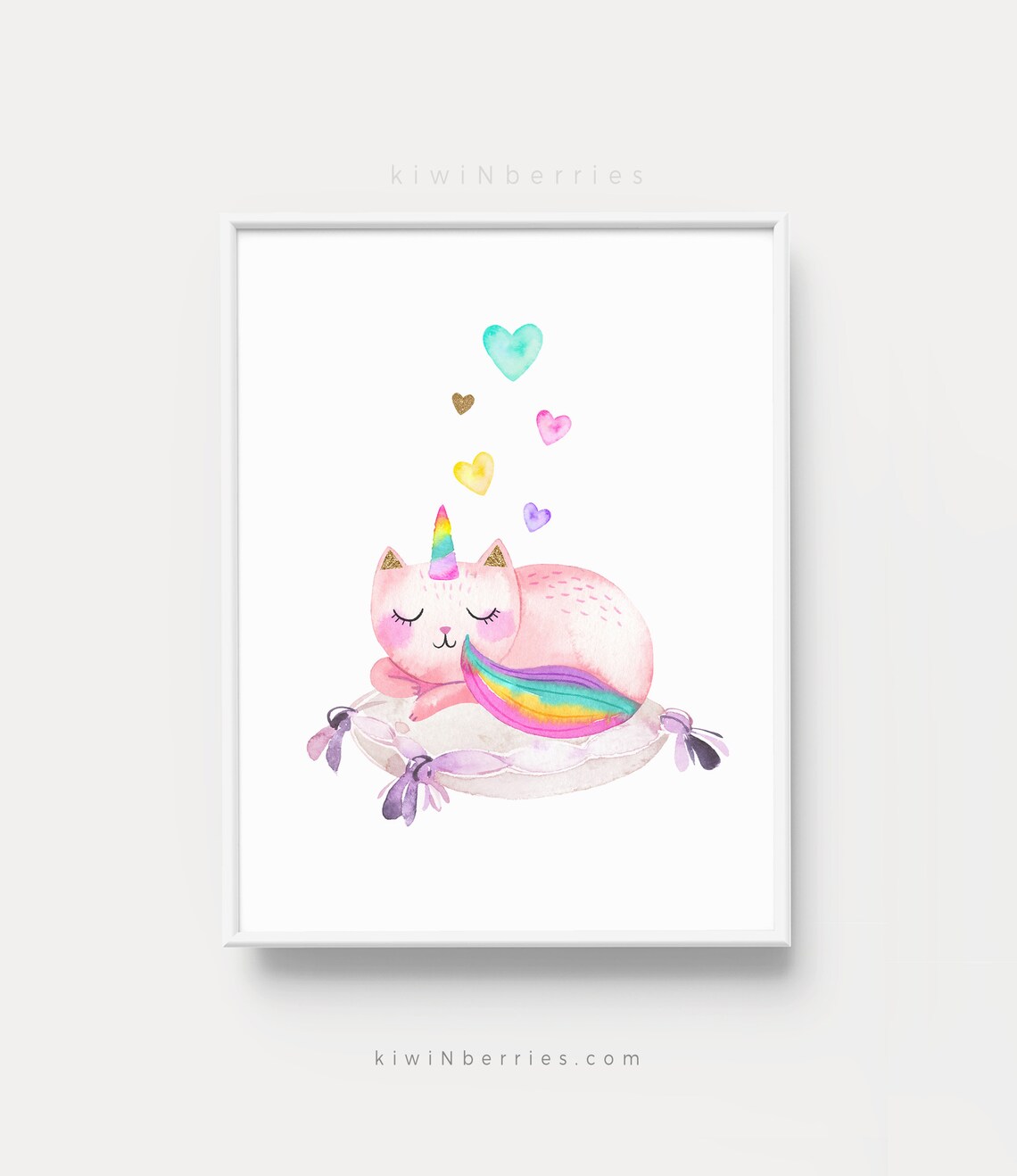 Girl's Wall Art Printable Unicorn Wall Art Unicorn - Etsy