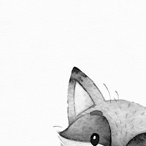 Nursery Animals Prints, Black and White, Printable Nursery Wall Art ...