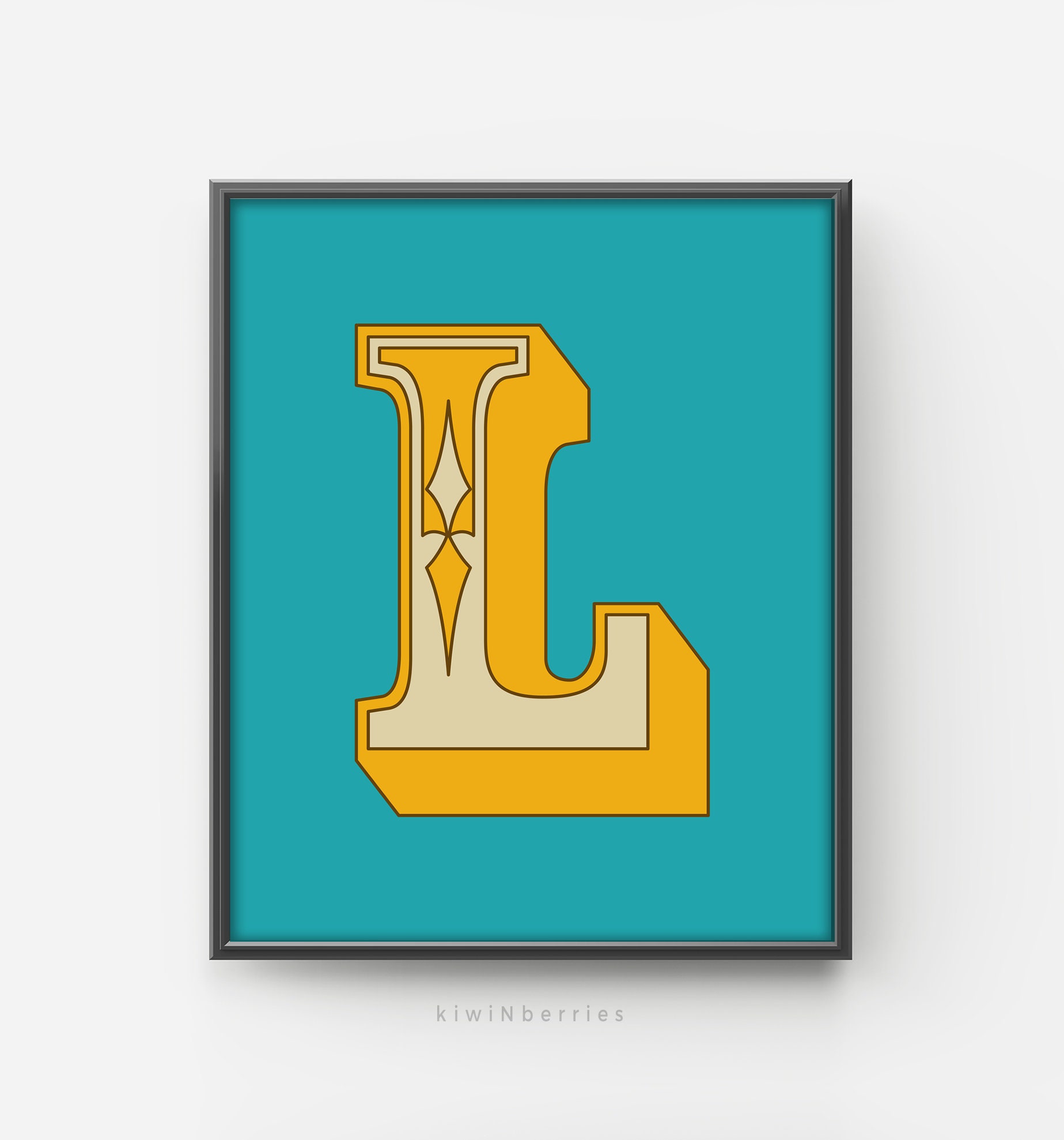 Spceialized Status Lettering Personalised Letter Print, Letter Sign Digital Print, Gift for Friend ...