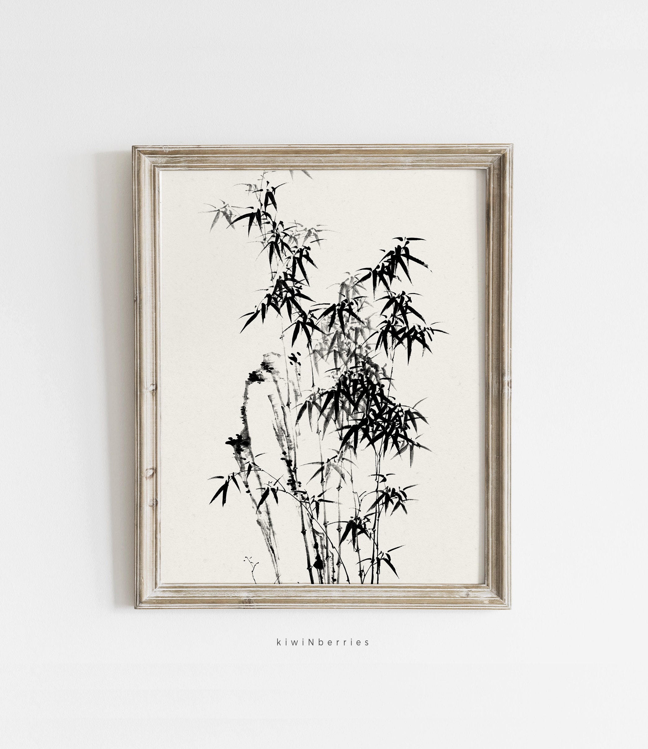 Bambus Druck, Tusche Zeichnung, Natur Natur, Pflanzen Botanik, druckbare  digitale Poster, Bambus Poster, Moody Dark - Etsy.de
