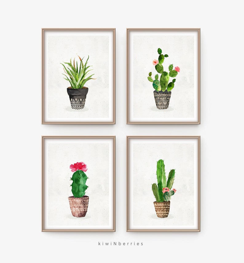 Cactus preset printable - Boho cactus preset - Cottage stylish decor - Rustic cactus artwork - Printable artwork present - Cacti print - Watercolor cactus photo regarding Cactus Printable known as Cactus fixed printable - Boho cactus established - Cottage stylish decor - Rustic cactus artwork - Printable artwork reward - Cacti print - Watercolor cactus