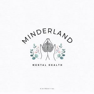 Geestelijke Gezondheid Logo, Therapeut Premade Logo, Counseling Logo, Hersenen Logo, Psycholoog Brain Logo Ontwerp, Neurologie Gedragstherapie