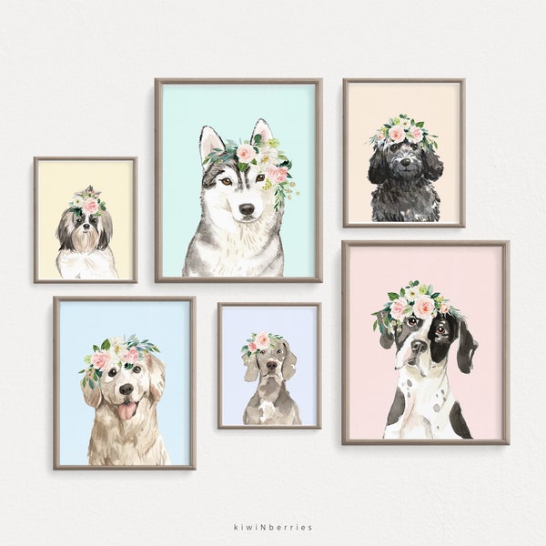 Puppy Nursery Art Etsy