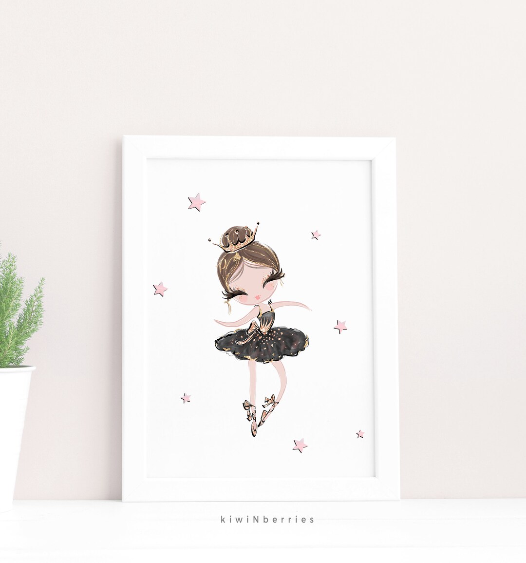Black Tutu Ballerina Print, Ballerina Art Print, Ballerina Printables ...
