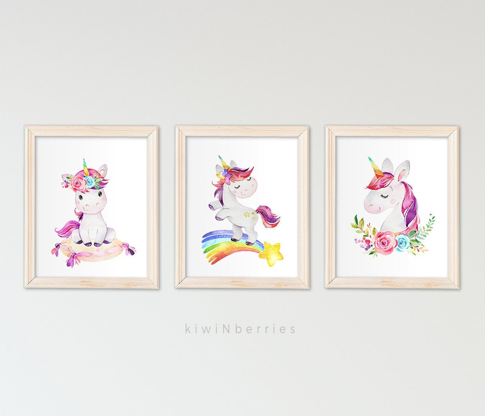 Unicorn Printable Art Unicorn Print Girl Room Decor Girl - Etsy