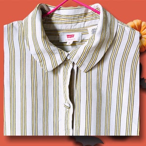 Thrifted, Retro looking, Striped, Levi’s, Top, Long-sleeve, Blouse
